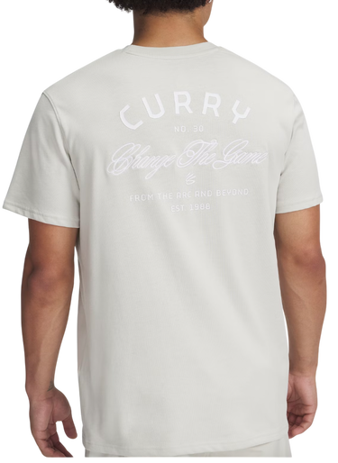 T-shirt Under Armour Curry HW Verbiage T-Shirt Hvid | 1390405-110, 1