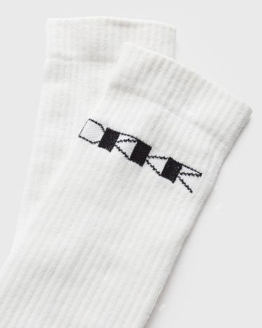 Sokker Rick Owens KNIT SOCKS -DRKSHDW KNEE HIGH SOCKS Hvid | DA01E3469-SOCKC-119, 3