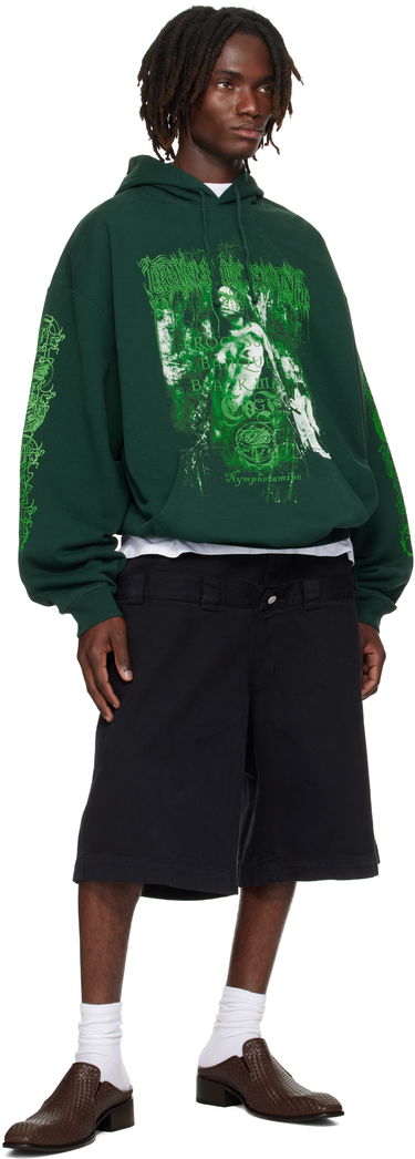 Sweatshirt VETEMENTS Vetements Cradle of Filth Nymphetamine Oversized Hoodie Grøn | UCF76HD750E, 3