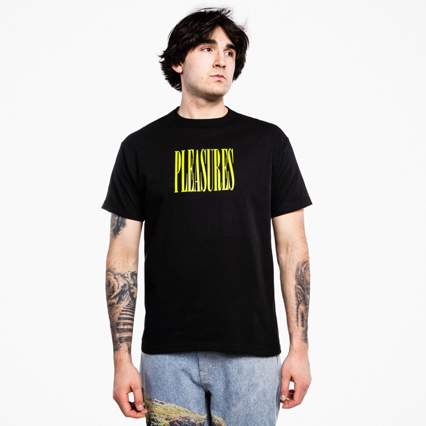 T-shirt Pleasures Stretch T-Shirt Sort | P21W044-BLACK, 0
