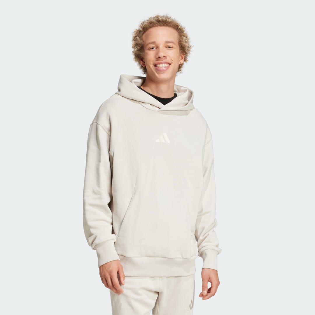 Sweatshirt adidas Performance ALL SZN French Terry Hoodie Beige | IY4157, 0