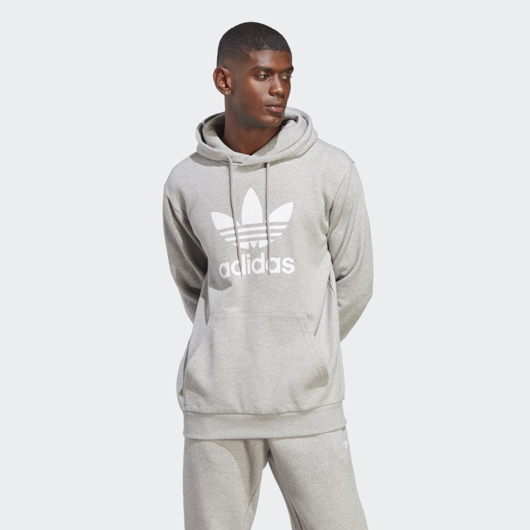 Sweatshirt adidas Originals Adicolor Classics Trefoil Grå | IA4884, 0