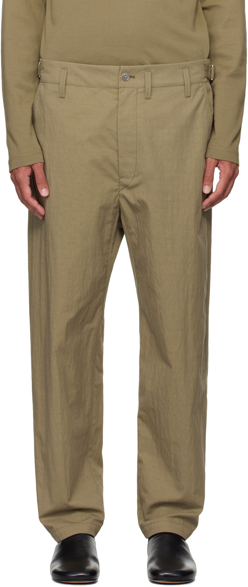 Bukser LEMAIRE Lemaire Carrot Trousers Grøn | PA1129 LF1228