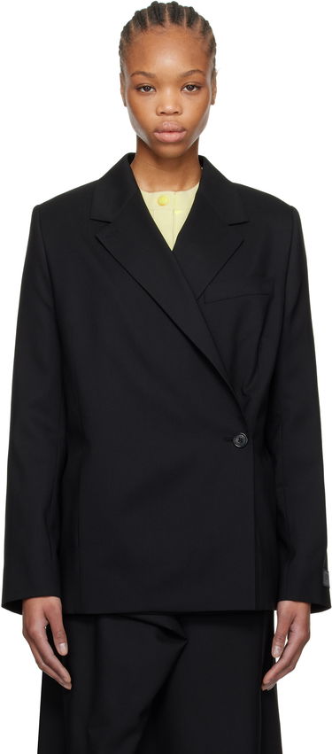 Jakke KENZO Kenzo Paris Virgin Wool Blazer Sort | FF52VE2589RA, 0