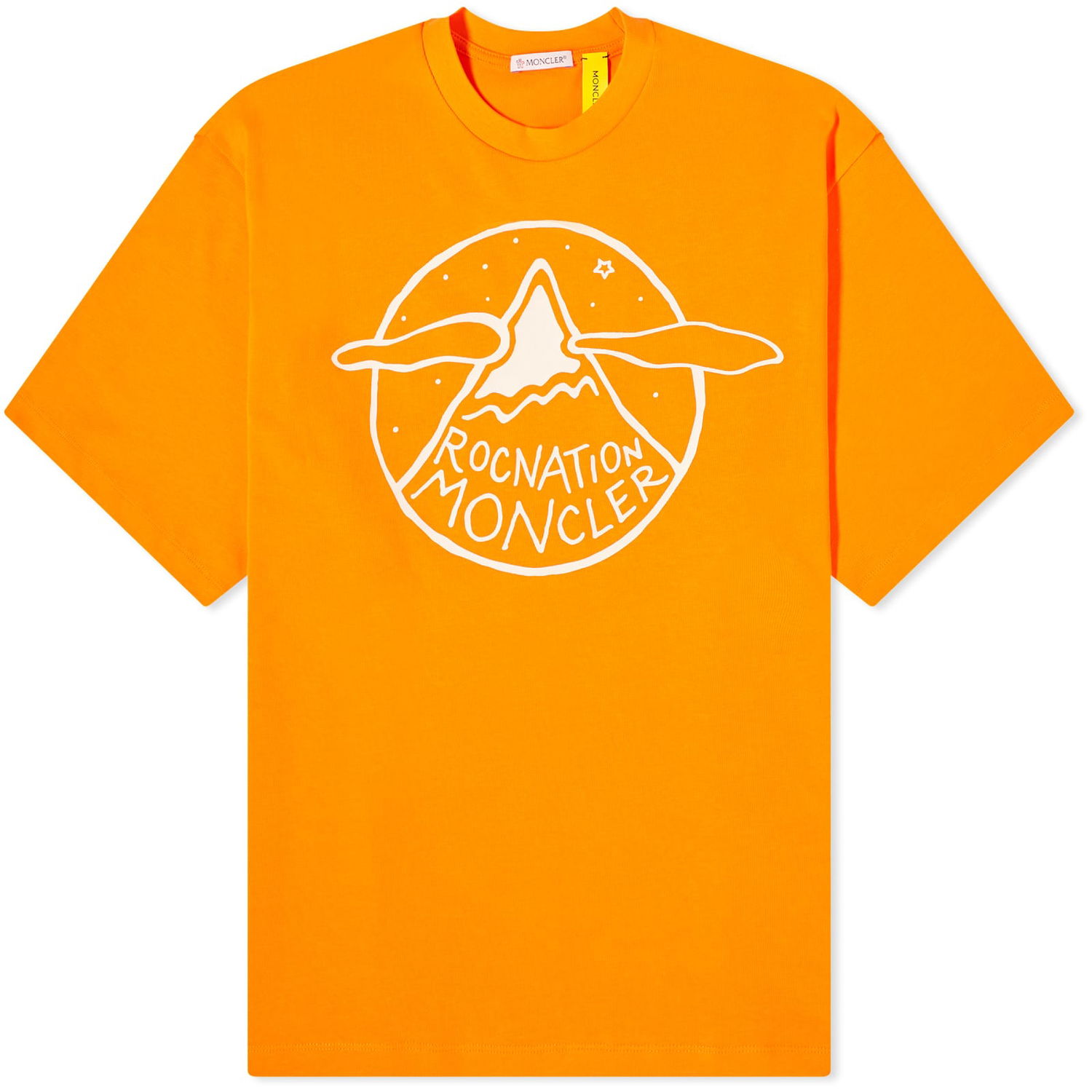 T-shirt Moncler Genius x Roc Nation T-Shirt Orange | 8C000-89A8Y-06-328, 0