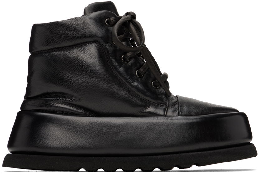 Tøj Marsèll Marsèll Leather Boots Sort | MW7065