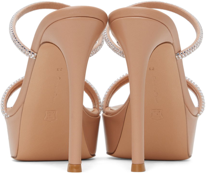Sneakers og sko Gianvito Rossi Cannes Platform Sandals Beige | G16140.85RIC.XCN, 1