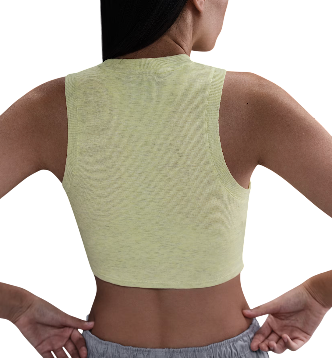 Tanktop Nike Nike Chill Knit Cropped Tank Top Gul | fb8279-701, 1