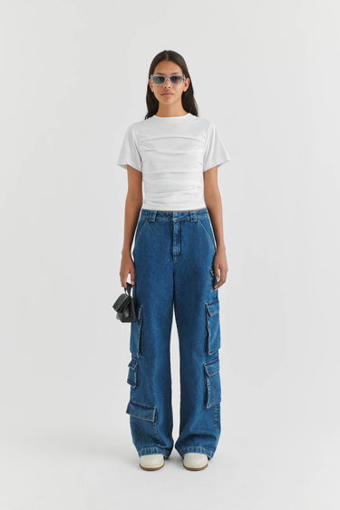 Cargo bukser AXEL ARIGATO Roam Cargo Jeans Blå | A2105001, 4