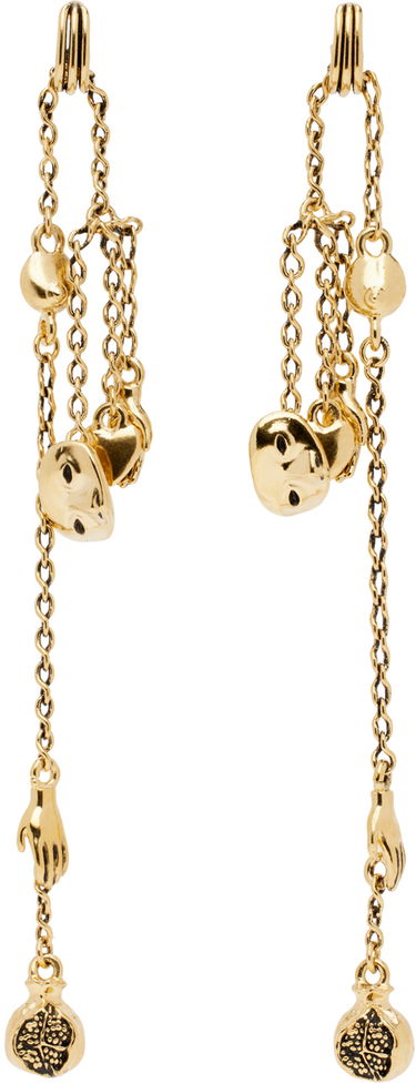 Øreringe LEMAIRE Lemaire Estampe Chain Drop Earrings Metalisk | JW0016 LO036, 0