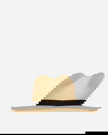 Hat Neighborhood Paper Fedora Hat Beige | 251YGNH-HT01 NA, 1