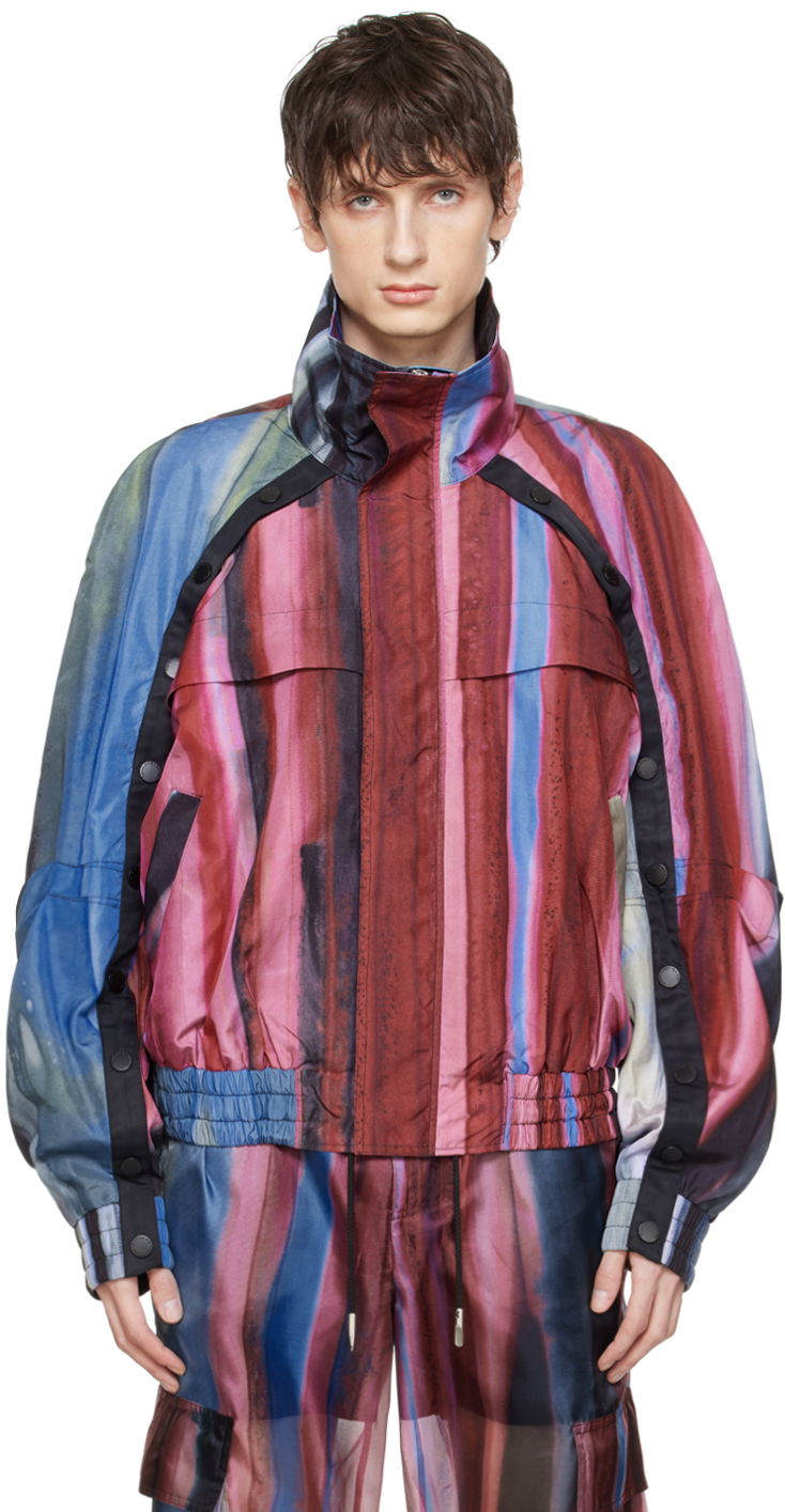 Bomberjakke Feng Chen Wang Feng Chen Wang Rainbow Track Jacket Flerfarvet | FUS17JK28