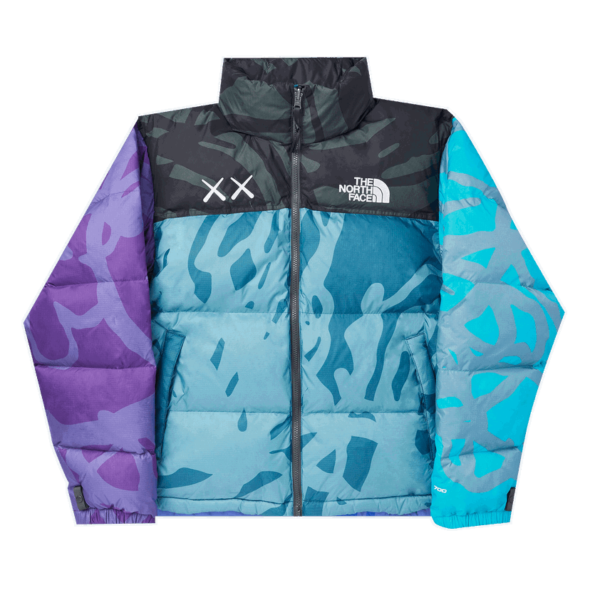Puffer jakke The North Face KAWS x Retro 1996 Nuptse Puffer Jacket Flerfarvet | NF0A7WLU75S
