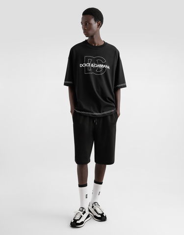 Shorts Dolce & Gabbana Dolce & Gabbana Cotton Jogging Shorts Sort | GP08BZG7O2SN0000, 1