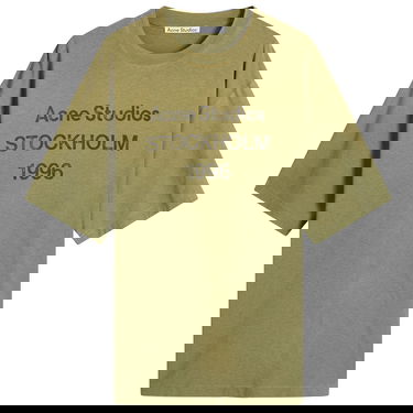 T-shirt Acne Studios Men's Exford U 1996 T-Shirt, Size X-Small Grøn | CL0196-AB7, 1