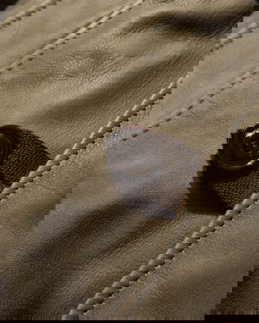 Bomberjakke OUR LEGACY Compel Leather Bomber Jacket with Fur Hood Grøn | M4259CO 001, 3