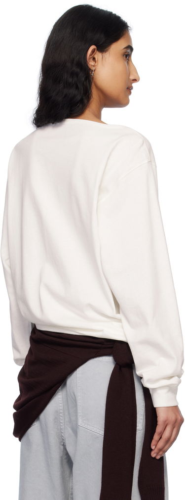 Sweater LEMAIRE Lemaire Wide Neck T-Shirt Hvid | TO1349 LJ1010, 2