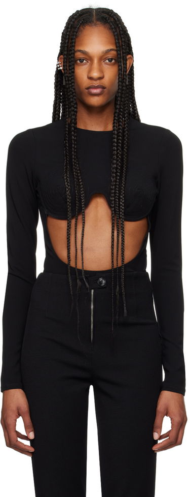 Krop Jean Paul Gaultier Gaultier Cone Bra Bodysuit Sort | 24/25-F-BD017-J053-00, 0