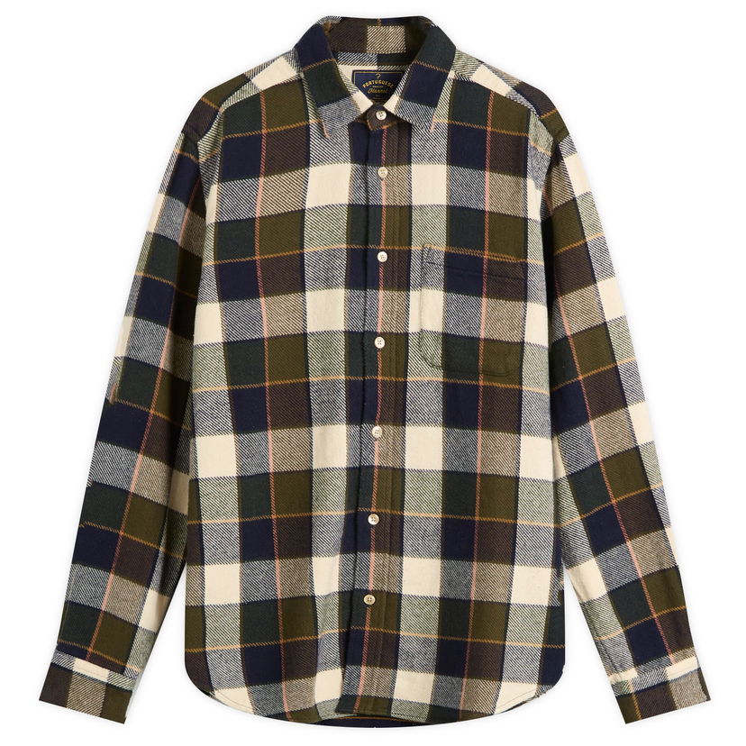 Skjorte Portuguese Flannel Pine Flannel Check Shirt, Size Small Flerfarvet | AW25064-GNW