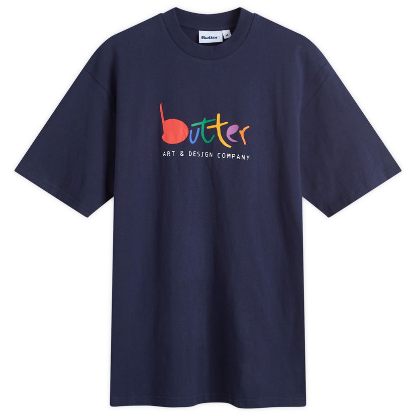 T-shirt Butter Goods Art & Design Company Graphic Print T-Shirt Mørkeblå | BGQ4240021-NVY