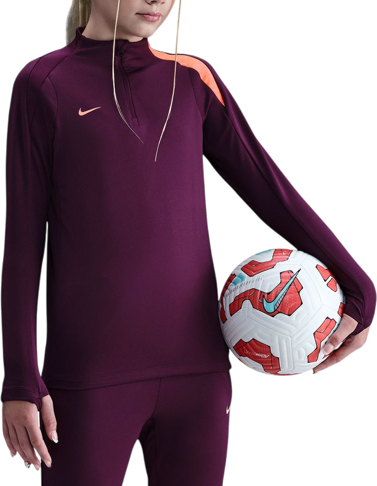 Sweatshirt Nike Strike Drill Long-Sleeve 1/4-Zip Top Bourgogne | fn8413-610, 0