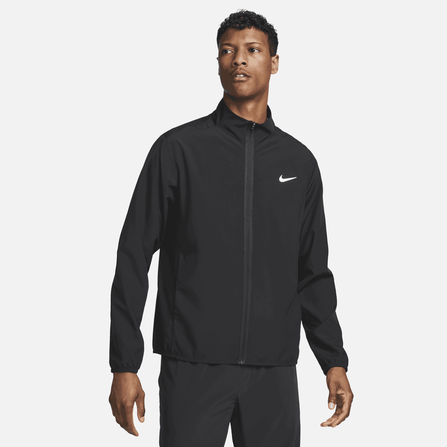 Jakke Nike Pánská všestranná bunda Form Dri-FIT - Černá Grå | FB7499-010, 0