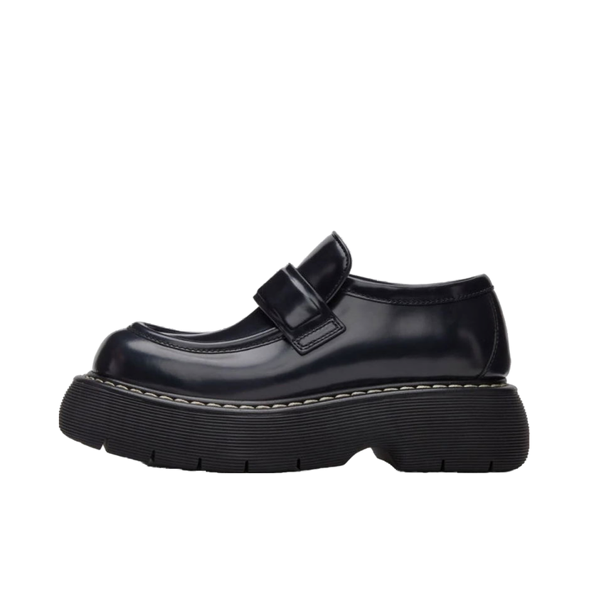 Sneakers og sko Bottega Veneta Bounce Leather Platform Loafers Brun | 702497V10T01000