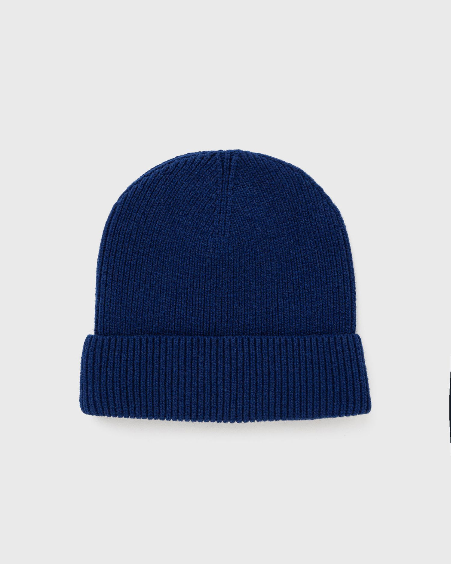 Beanie Arte Antwerp Blue Ribbed Knit Beanie with Front Patch Mørkeblå | AW24-169BN-NAVY, 1