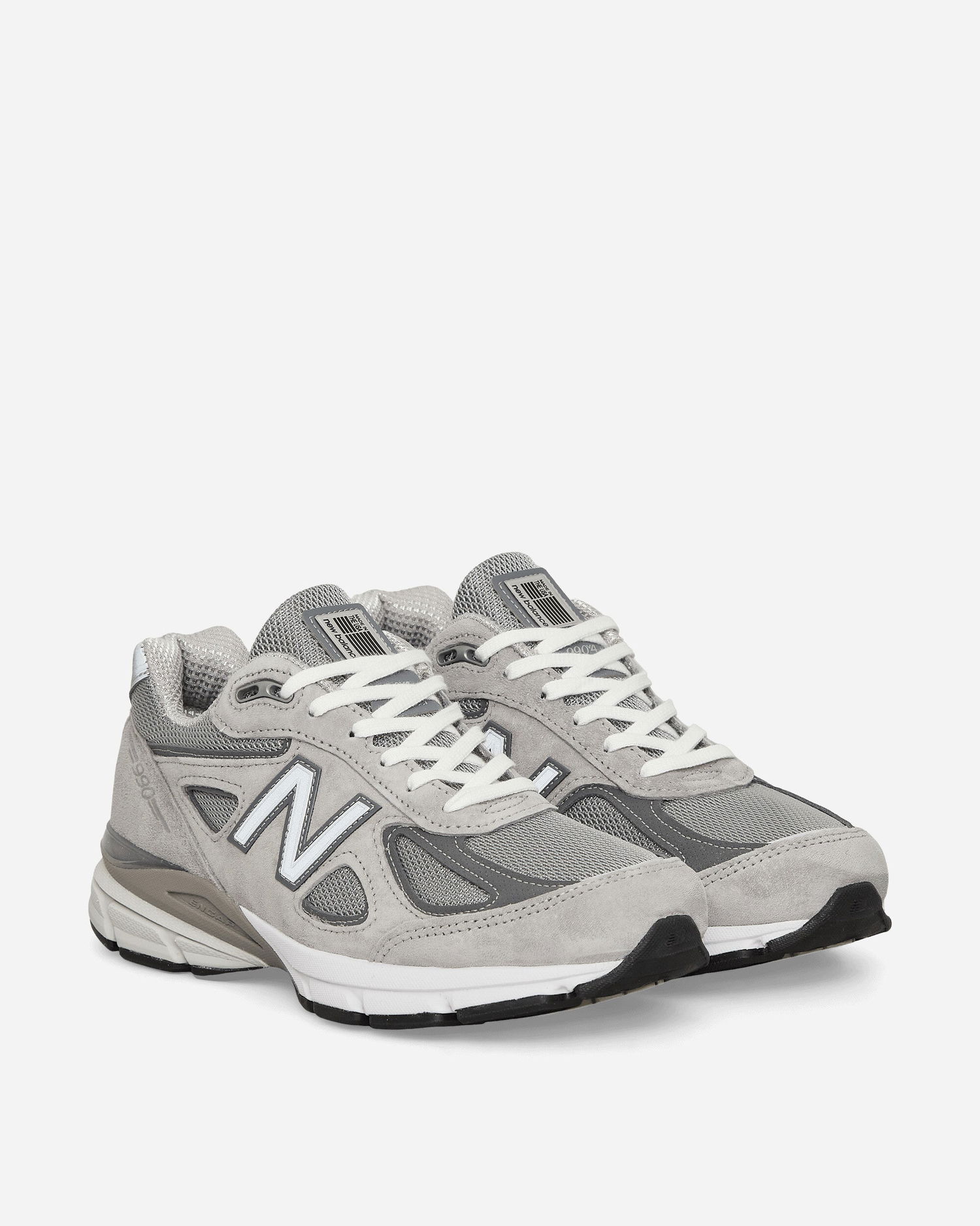 Sneakers og sko New Balance 990v4 Made in USA Grey Silver Grå | U990GR4, 1