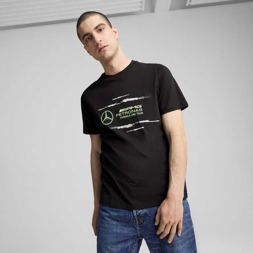 T-shirt Puma Mercedes-AMG Petronas F1® Logo T-Shirt Sort | 627343_01