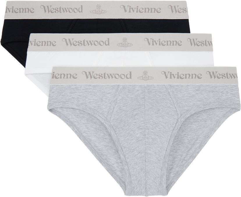 Boksere Vivienne Westwood Three-Pack Slip Briefs Grå | 8106001F-J002Y-