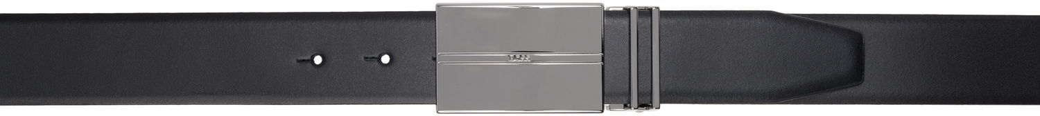 Bælter BOSS BOSS Interchangeable Buckle Leather Reversible Belt Sort | 50537099, 0