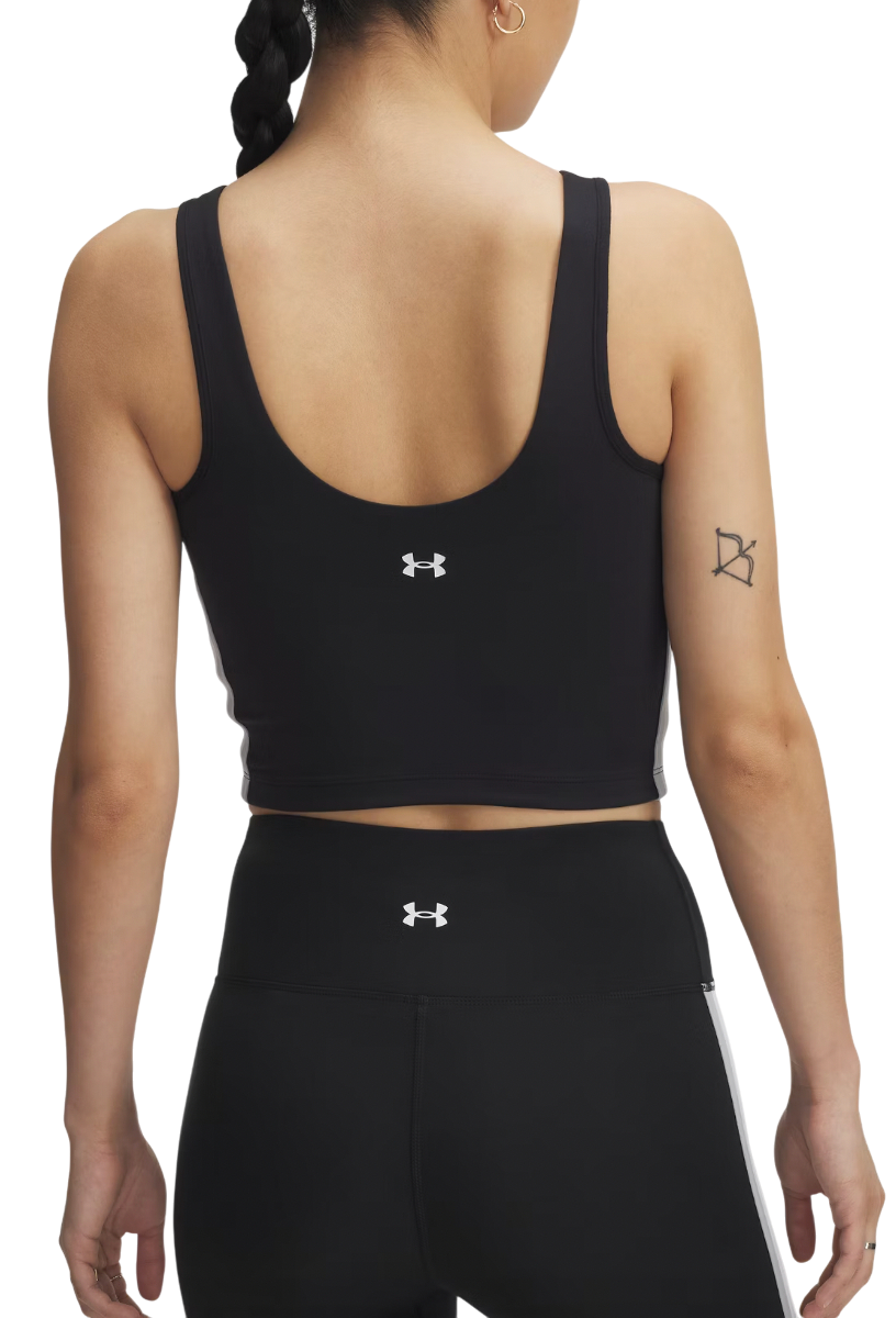 Crop top Under Armour UA Motion Sport Tape Crop Tank Sort | 6005844-006, 1