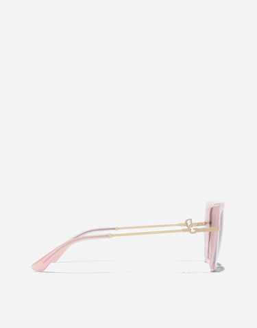 Solbriller Dolce & Gabbana Dolce & Gabbana DG Flip Sunglasses Lyserød | VG4474VP6119V000, 3