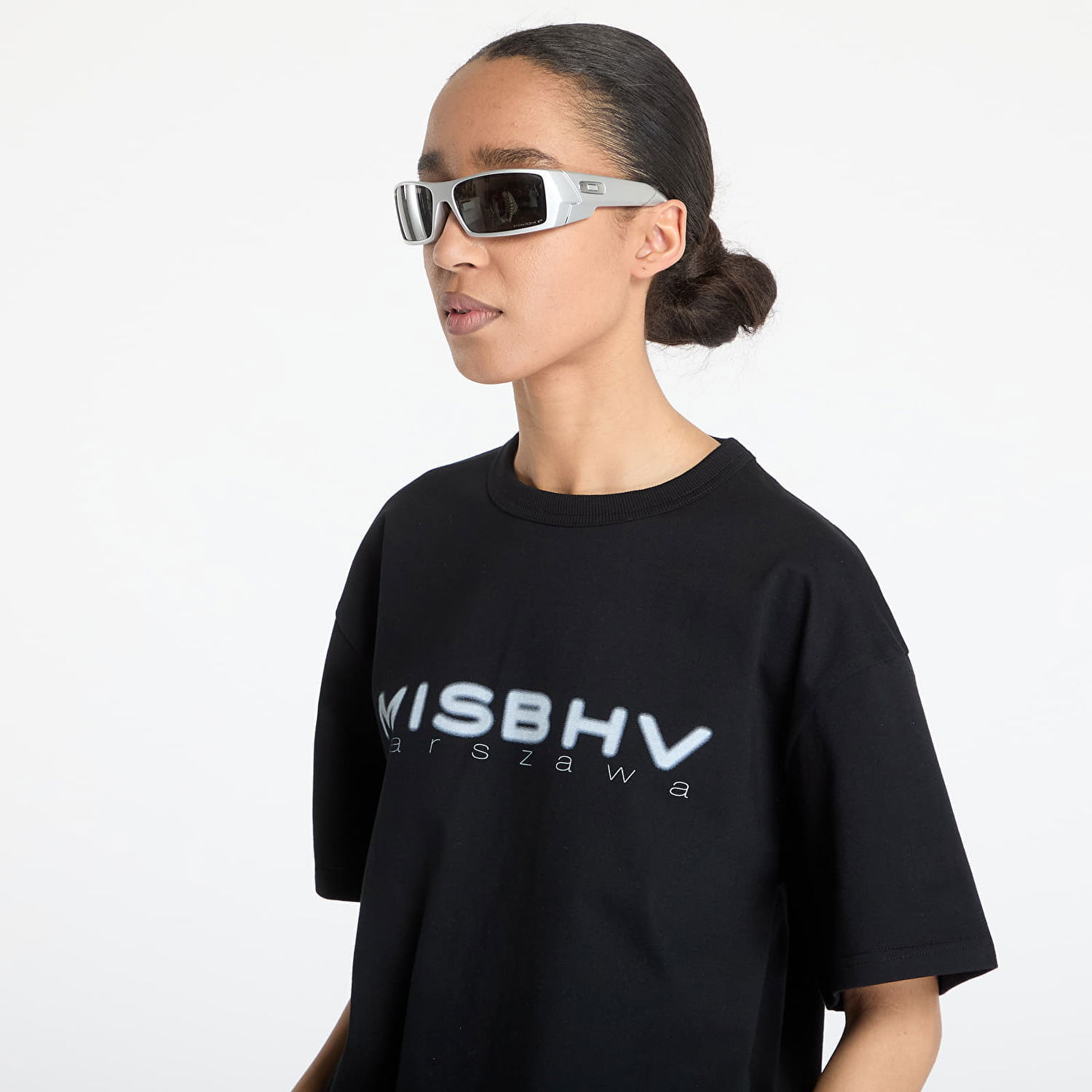 T-shirt MISBHV MISBHV Warszawa T-Shirt Sort | 250M129, 1