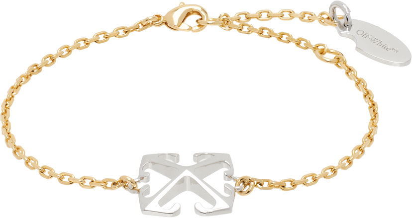 Armbånd Off-White Off-White Arrow Chain Bracelet Metalisk | OWOA12NS25MET0017672