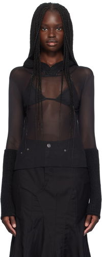 Miaou Mari Sheer Mesh Hoodie