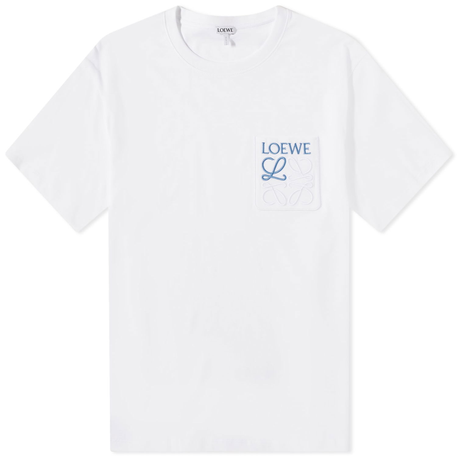 T-shirt Loewe Anagram Pocket T-Shirt Hvid | H526Y22X992100, 0