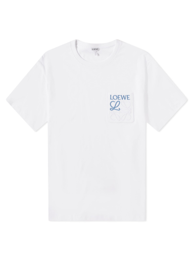 T-shirt Loewe Anagram Pocket T-Shirt Hvid | H526Y22X992100