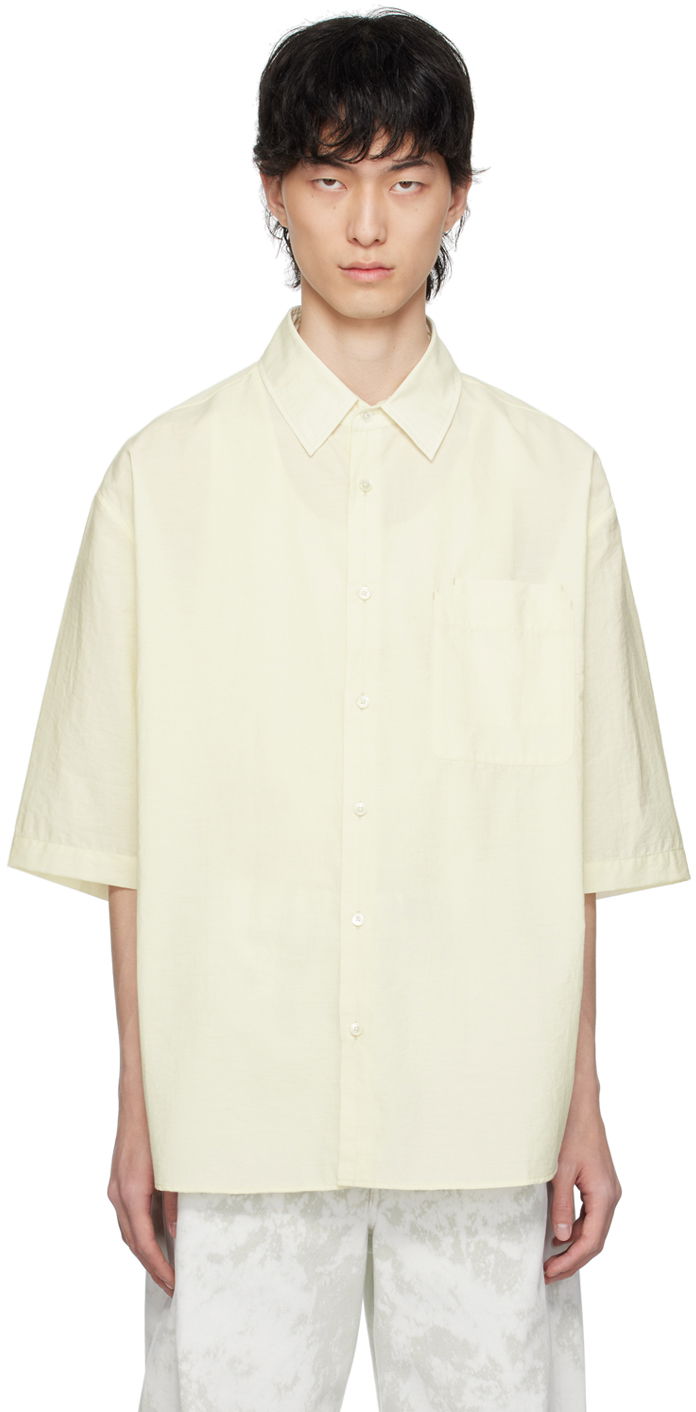Skjorte LEMAIRE Lemaire Double Pocket  Shirt Gul | SH1079 LF1234