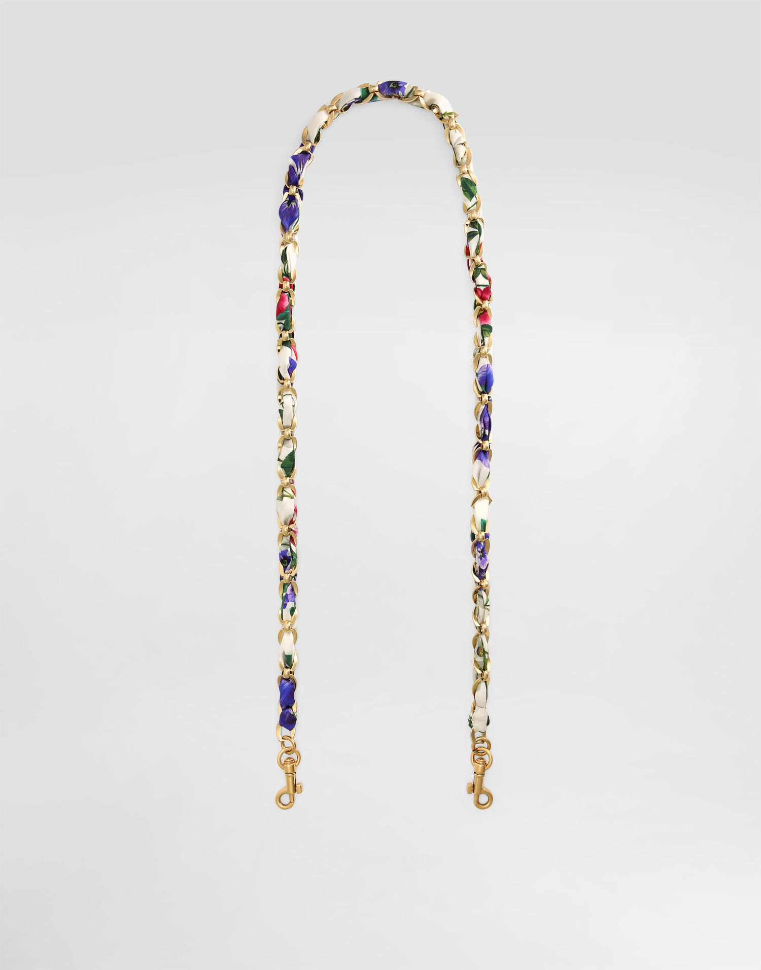 Halskæde Dolce & Gabbana Dolce & Gabbana Floral Print Chain Strap Flerfarvet | BI3309AW051HA5KT, 0