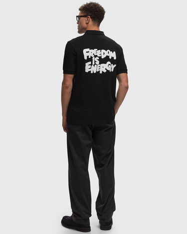 Polo skjorte Comme des Garçons Back Print Polo Shirt Sort | FN-T105-1, 1