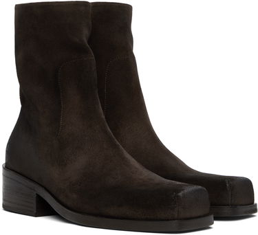 Tøj Marsèll Marsèll Cassello Suede Ankle Boots Brun | MM4340 P024460, 3