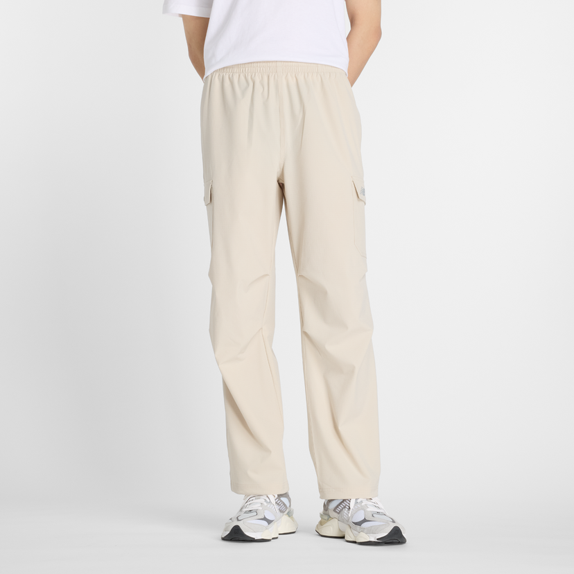 Cargo bukser New Balance Cargo Pants Beige | NBMP51538TWF