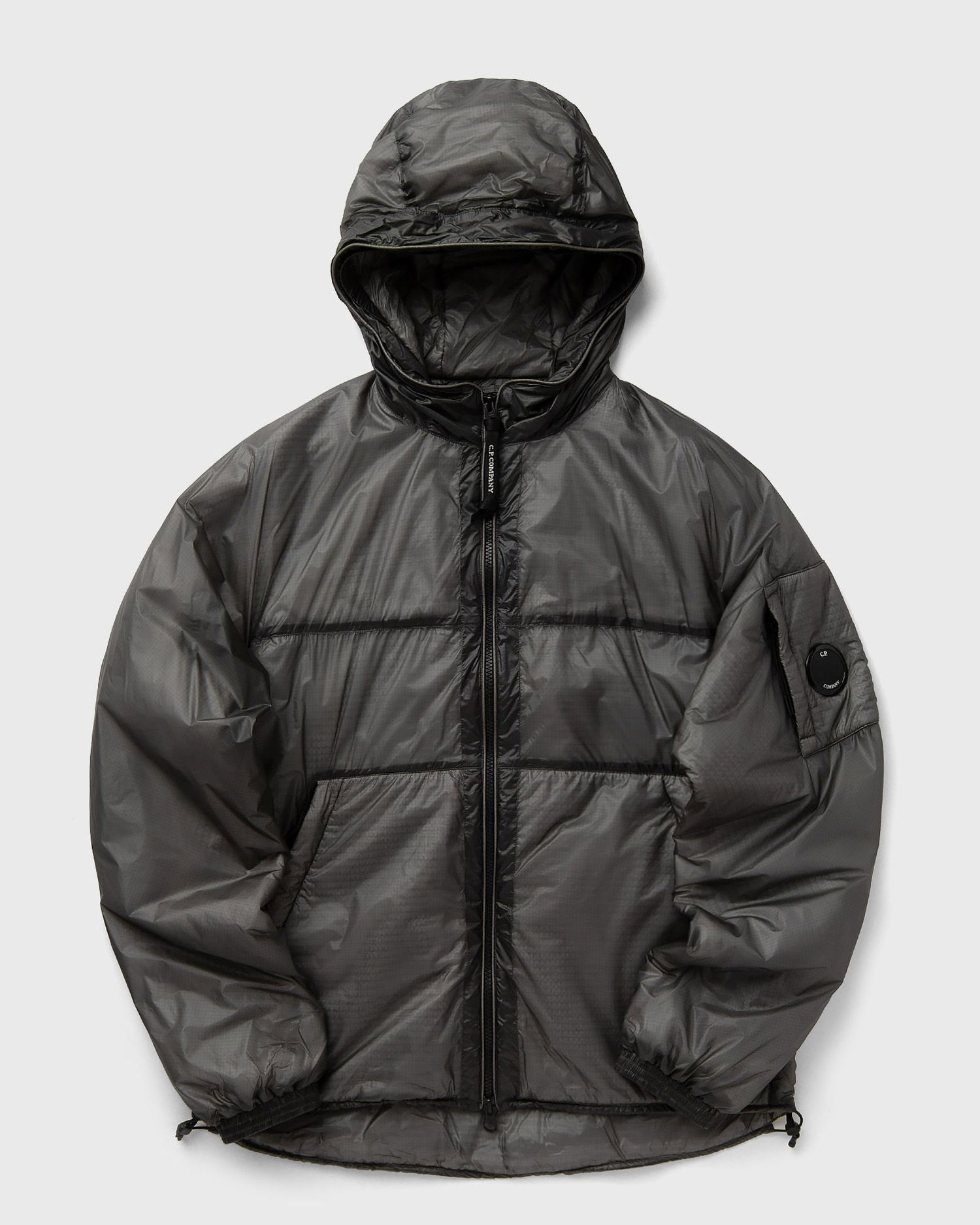 Puffer jakke C.P. Company C.P. Company Nada Shell PrimaLoft® Hooded Jacket Grå | 18CMOW033A006099U-935, 0