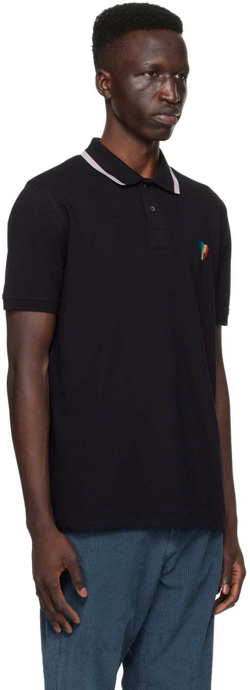 Polo skjorte Paul Smith PS Paul Smith Broad Stripe Zebra Polo Sort | M2R-151LE-M21511-79, 1