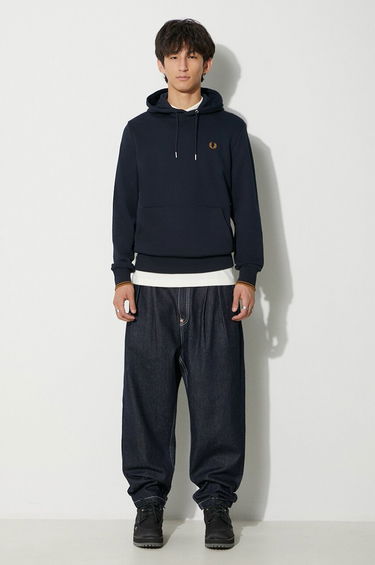Sweatshirt Fred Perry Hoodie Blå | M2643.R63, 1