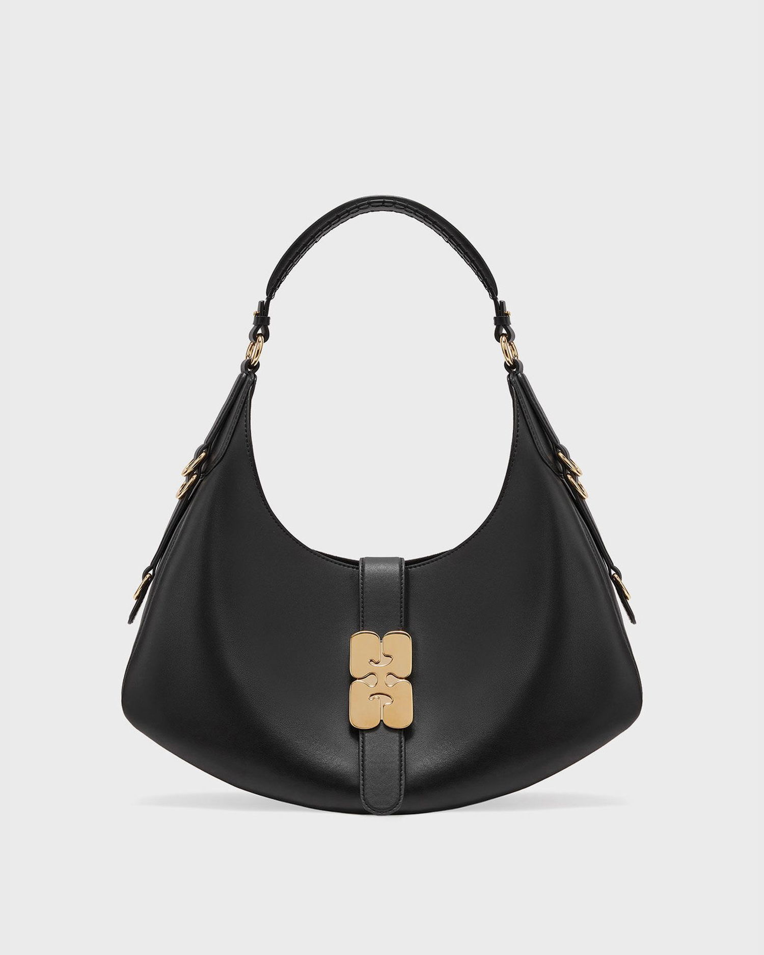Håndtaske GANNI Handbag Kat Small Sort | A6998-099, 0