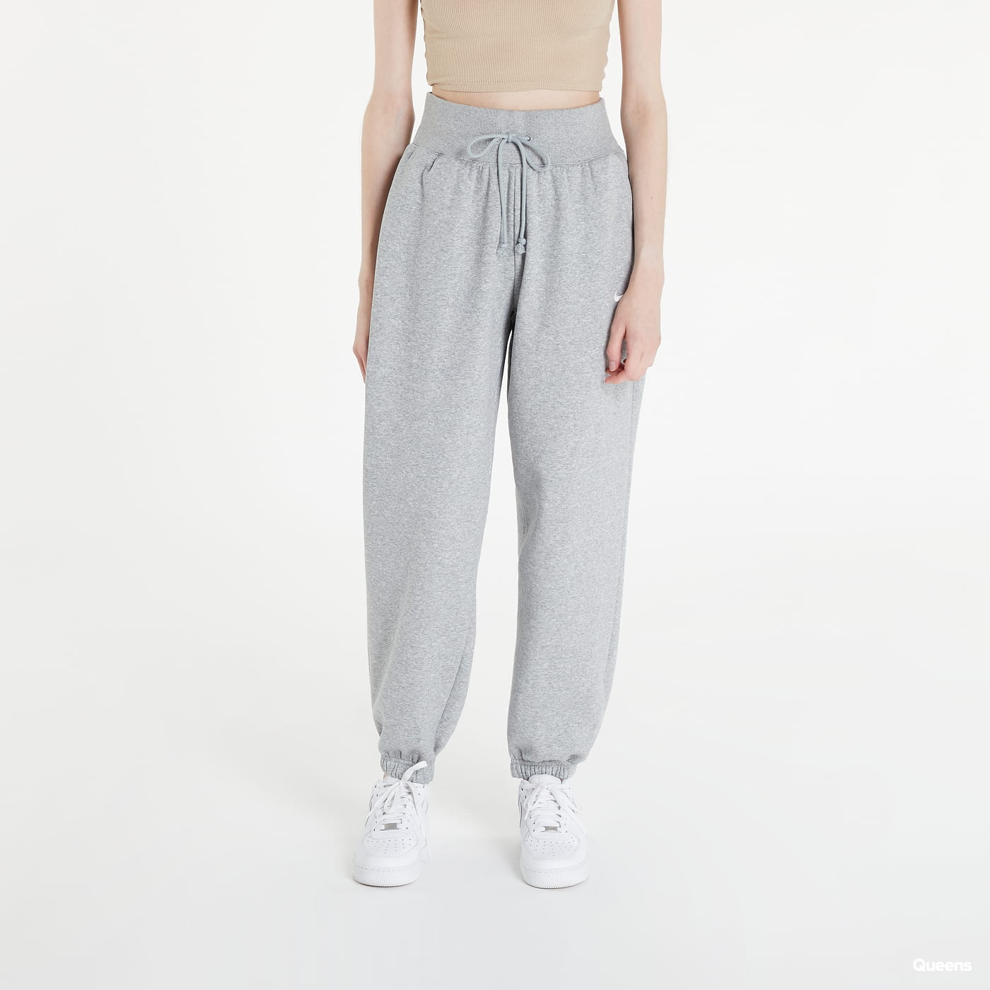 Joggingbukser Nike High-Rise Fleece Pants Grå | DQ5887-063, 0