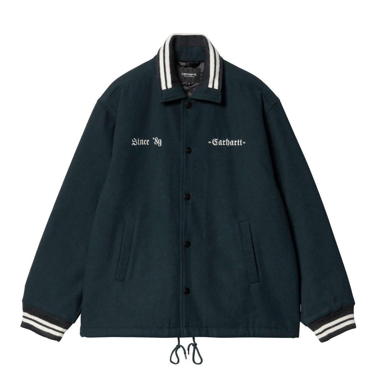 Bomberjakke Carhartt WIP Wool Coach Jacket Grøn | I034386_6, 0
